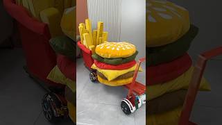 NATASHAs brother made french fry and burger design car 🚘 shorts usa [upl. by Ettegroeg372]