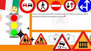 Quiz esame di guida patente b 2024  rilasciati dal Ministero 🚦 [upl. by Idonna]