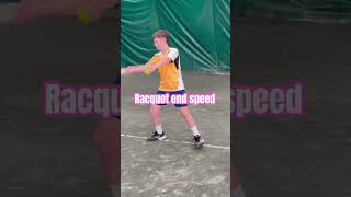 racquet end speed drillyoutubekids racquettipsspeedtipstenniscoach coachtips [upl. by Sylvester868]