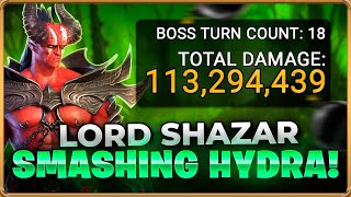 HES BACK Lorz Shazar Still a Top Tier Damage Dealer Raid Shadow Legends Hydra Clan Boss [upl. by Pennington]