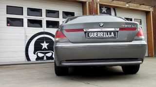 Guerrilla Bypass® Exhaust on a BMW 760Li V12 [upl. by Nauqas]