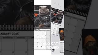 Thug Cat 2025 Wall Planner with Bold Kitty Designs [upl. by Anual]