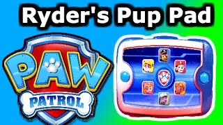 PAW PATROL Nickelodeon quotParodyquot Ryders Pup Pad Paw Patrol Toy Ryders Tablet REVIEW [upl. by Ezekiel111]