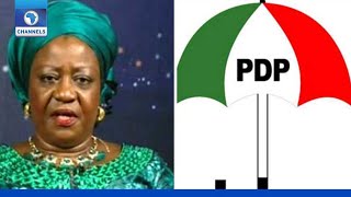 FULL VIDEO Lauretta Onochie Senate’s Rejection Is Victory For Nigerians Says PDP [upl. by Cornia345]