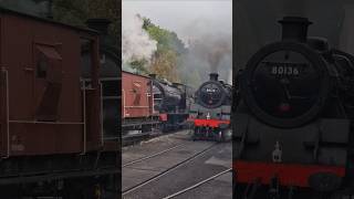 LNER J27P3 returning with demonstration freight northyorkshiremoorsrailway [upl. by Adnamas132]