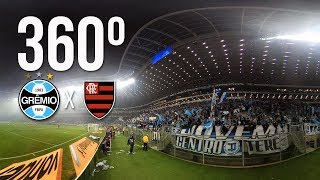 RECEBIMENTO EM 360º  Grêmio x Flamengo  Copa do Brasil 2018 [upl. by Ronel]