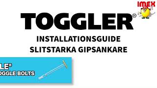 IMEX AB TOGGLER® SNAPTOGGLE® Installationsguide [upl. by Nevaj]