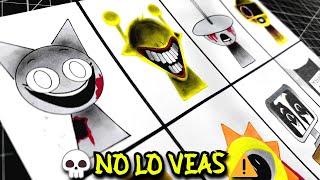 Dibujo a los PERSONAJES de INCREDIBOX SPRUNKI HORROR GAME parte 2⚠️ NO LO VEAS  Incredibox Sprunki [upl. by Grove523]