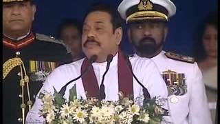 President Mahinda Rajapaksa  Sri Lankas 65th Independence Day [upl. by Merras]