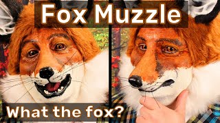 Fox Muzzle  Foam Latex Prosthetic Makeup With Application Process  Special Effects Makeup [upl. by Airehtfele]