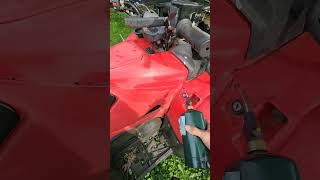 WOW Saving Atv and Dirtbike plastics with a Torch atv dirtbike restore [upl. by Danice]