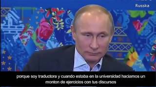 Putin quotTe daré un puñetazoquot [upl. by Mehalick]