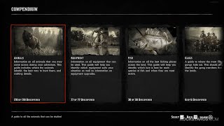 Completed Compendium And 100 Checklist  Red Dead Redemption 2 [upl. by Ecaidnac]