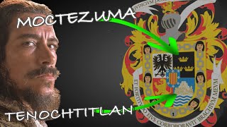 ESCUDO DE ARMAS de Hernán Cortés explicado  ¿GLIFOS AZTECAS [upl. by Frulla129]