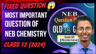 🔥 Chemistry Class 12 Important Questions Fix Question chemistry 😱 [upl. by Loggins]