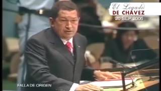 Discurso histórico del Comandante Hugo Chávez en la ONU 20 septiembre 2006 [upl. by Glory]