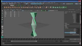 Tutorial Deformers Autodesk Maya 2016 [upl. by Cirdahc]