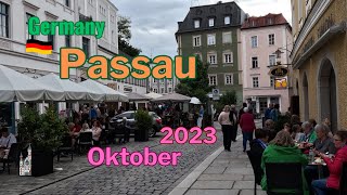 Passau 2023 Walking in Passau Altstadt Oktober 2023  4K Walking Tour ▶19 min travel Germany [upl. by Changaris]