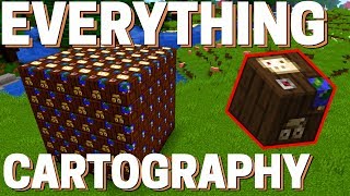 Minecraft Cartography Table How to Use Maps amp Cartography Table in Minecraft 1144 Avomance 2019 [upl. by Pessa]