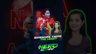 Sangakkara Takes Lead 🏏 HeroNews247  shorts sangakkara kkr [upl. by Bloxberg]