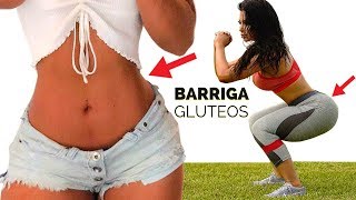 4 MINUTOS PARA PERDER BARRIGA E AUMENTAR SEUS GLUTEOS EM CASA Treino Para Barriga Pernas e Gluteos [upl. by Nahgrom519]