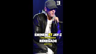 Throwback Eminem and JayZ Classic Renegade Live Performance shorts eminem [upl. by Calore551]