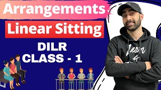 Arrangements  Linear Sitting Class 1  For CAT NMAT amp MBA Other Exams [upl. by Ric]