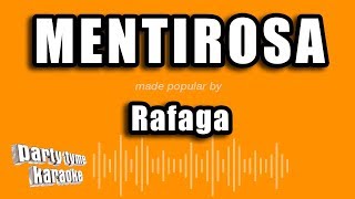 Rafaga  Mentirosa Versión Karaoke [upl. by Jack]