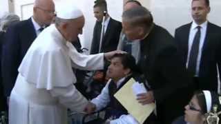 Pope Francis performs exorcism ORIGINAL [upl. by Rodrich700]