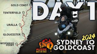 Day 1  2024 Sydney to Gold Coast adventure motorcycle ride [upl. by Marylin43]