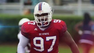 Javon Hargrave  Best DT in FCS  South Carolina St [upl. by Ecidnacal]