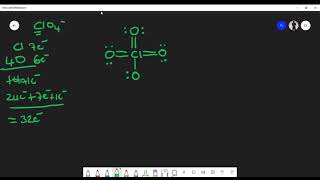 Perchlorate Lewis Structure ClO4 [upl. by Atsiuqal351]