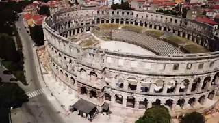 Pula Arena Roman amphitheatre located in Pula Croatia [upl. by Church]