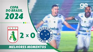 SOUSAPB 2 X 0 CRUZEIRO  MELHORES MOMENTOS  COPA DO BRASIL  geglobo [upl. by Alfy]