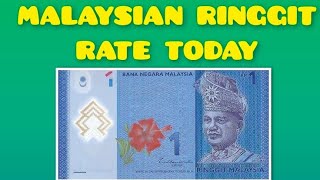 Malaysian Ringgit MYR Exchange Rate Today  Rupee  Peso  Dollar  Riyal  Taka  Pound  Kyat [upl. by Enelehcim657]