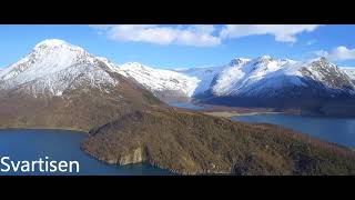 Meløy  Svartisen  Halsa DJI DRONE FLIGHT [upl. by Prosser165]