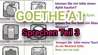 GoetheA1 Goethe A1 Exam  Sprechen Teil 3  කොටස 3  Oral Test [upl. by Atsirhcal472]