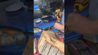 RYOBI PBLIDO2 8 AMP HP Battery 21700 cells vs DEWALT XR DCF 860 with 17 POWER STACK [upl. by Ahtennek]