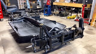 FULL BUILD VW Karmann Ghia Chassis  Complete Restoration [upl. by Nospmis]