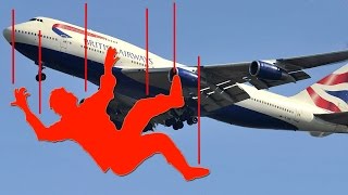 Stowaway falls 1000 feet Man hides inside wheel well surviving 2 hours flight  Compilation [upl. by Valeta]