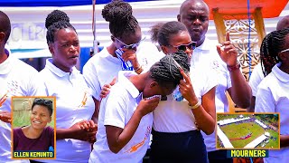 EMOTIONAL AS CHRIST ADORATION MINISTERS BREAK INTO TEARS WHILE SINGING AT ELLENS FUNERAL SERVICE [upl. by Puna834]