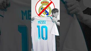 😱HICE la camiseta PROHIBIDA  Messi x Real madrid❌️ cruzreflectivo realmadrid messi [upl. by Beesley]