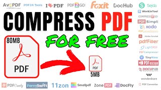 How to Compress a Very Large PDF File  28 PDF Compressors Reviewed [upl. by Grand]