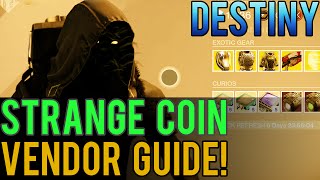 Destiny  Strange Coin Vendor Guide [upl. by Otrebogir]