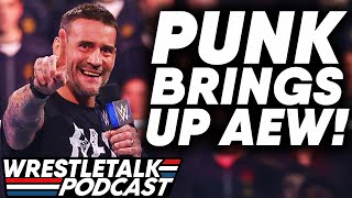 CM Punk Brought Up AEW And No One Cared WWE SmackDown Dec 8 2023 Review  WrestleTalk Podcast [upl. by Arahs69]