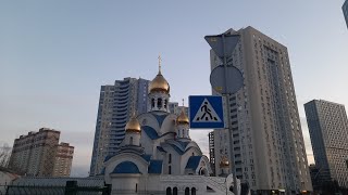 Meet the sunset at the streets of Kyiv  stream from Ukraine [upl. by Derreg]