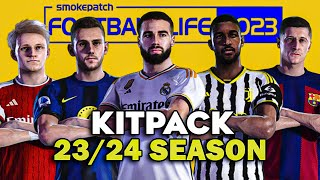 SP FOOTBALL LIFE 20232024 SEASON KITPACK  PES 2021 KITPACK [upl. by Germana670]