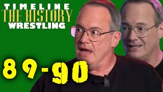 TIMELINE Wrestling  Jim Cornette  19891990 [upl. by Boarer]