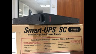 APC SmartUPS SC 450VA unboxing APC UPS 450VA Unboxing [upl. by Kinsler]