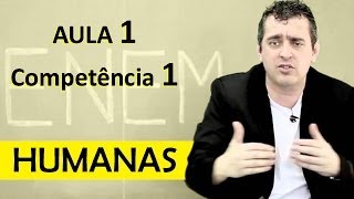 ENEM  HUMANAS  AULA 01  Competência 1 Cultura e Identidade [upl. by Garin]